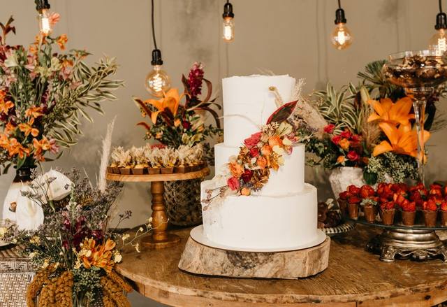 Autumn wedding — 3 tier